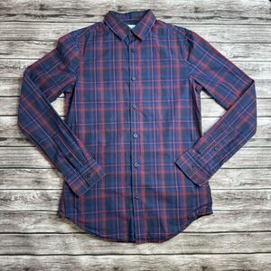 Calvin Klein Men's Button Down Dress Shirt XS Extra Small Blue Red Pink Slim Fit